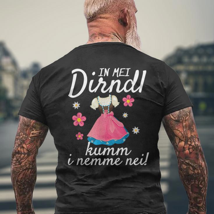 In Mei Dirndl Kumm I Nimma Nei Oktoberfest S T-Shirt mit Rückendruck Geschenke für alte Männer