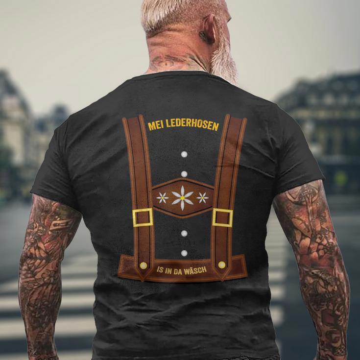 Meine Lederhose Ist In Der Wäsche Lederhosen-Replacement T-Shirt mit Rückendruck Geschenke für alte Männer