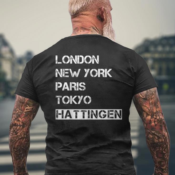 Meine Stadt Geburtort & Heimatliebe Hattingen T-Shirt mit Rückendruck Geschenke für alte Männer