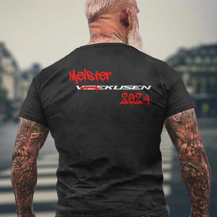 Meister Cup Winner 2024 Leverkusen T-Shirt mit Rückendruck Geschenke für alte Männer