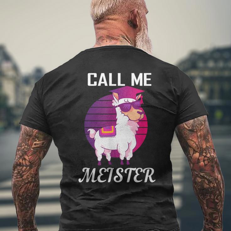 Meister Test T-Shirt mit Rückendruck Geschenke für alte Männer