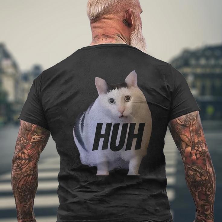 Meme Huh Cat T-Shirt mit Rückendruck Geschenke für alte Männer