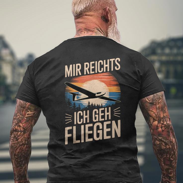 Mir Reicht Ich Geh Fliegen T-Shirt mit Rückendruck Geschenke für alte Männer