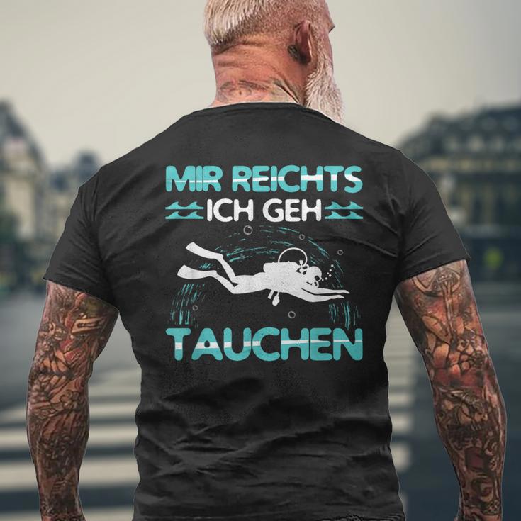 Mir Reichts Ich Geh Diving Outfit Diving T-Shirt mit Rückendruck Geschenke für alte Männer