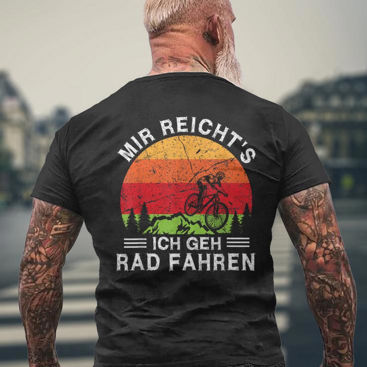 Mir Reicht's Ich Geh Fahrradfahren Mtb Mountain Bike Cycling T-Shirt mit Rückendruck Geschenke für alte Männer