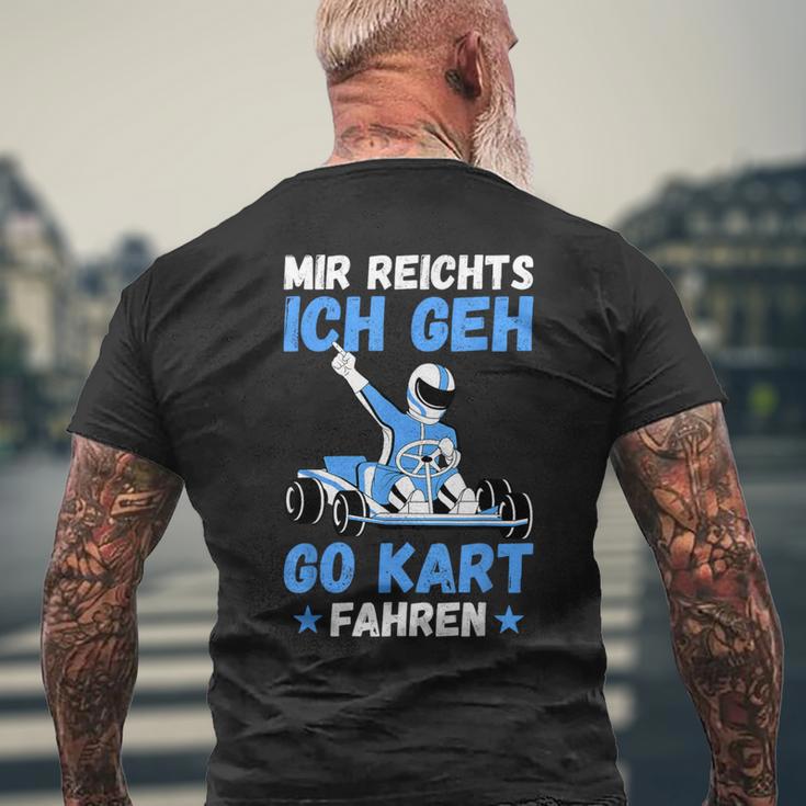 Mir Reichts Ich Geh Go Kart Driving Racing Kart Gokart Boys' T-Shirt mit Rückendruck Geschenke für alte Männer