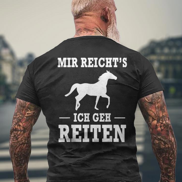 Mir Reicht's Ich Geh Riten Slogan T-Shirt mit Rückendruck Geschenke für alte Männer