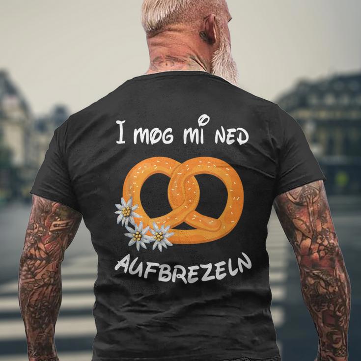 With I Mog Mi Ned Aufbrezeln Pretzel Party Costume T-Shirt mit Rückendruck Geschenke für alte Männer