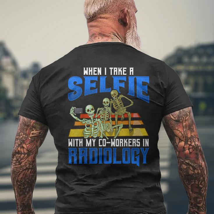 Mtra Radiology Selfie X-Ray Radiology Assistant T-Shirt mit Rückendruck Geschenke für alte Männer