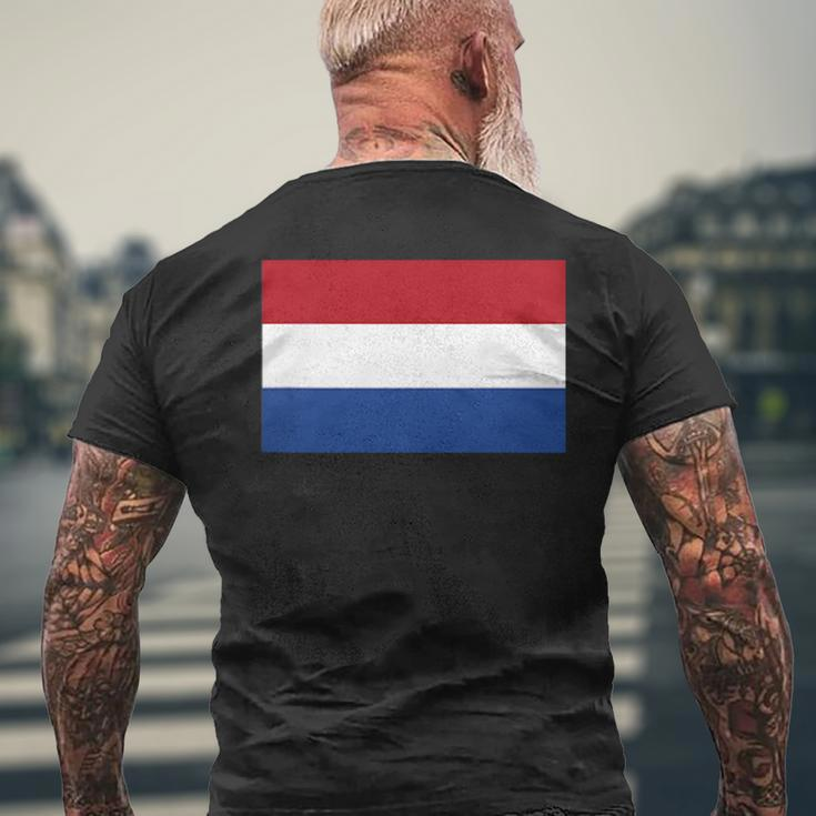 Nederland Football Fans Jersey Netherlands Dutch Lion Football T-Shirt mit Rückendruck Geschenke für alte Männer