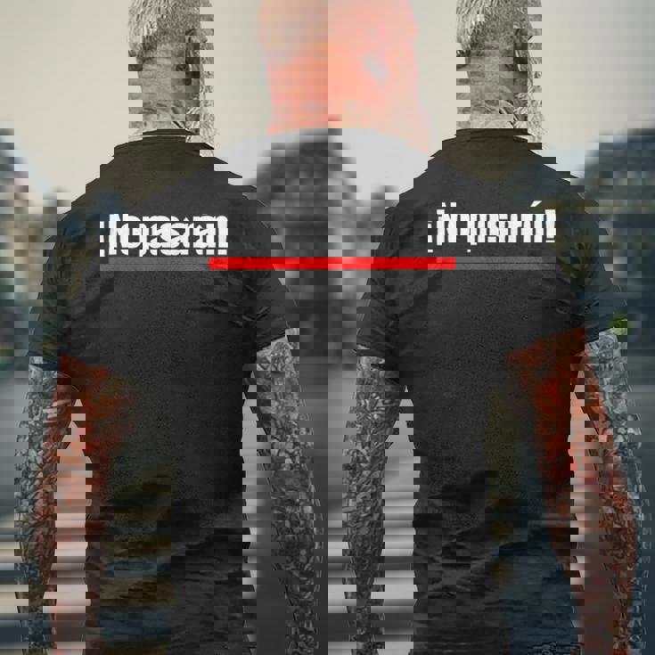 No Pasaran Démocratie Démocratie Droits D'interrogation T-shirt imprimé au dos Cadeaux pour les vieillards