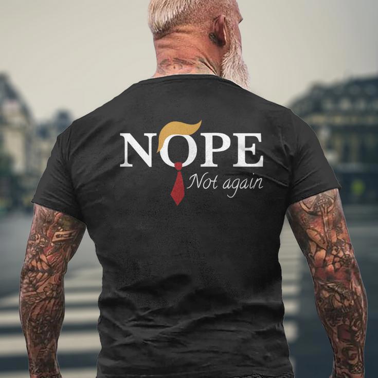 Nope Not Again Nein Nicht Schon Wieder Amerika T-Shirt mit Rückendruck Geschenke für alte Männer