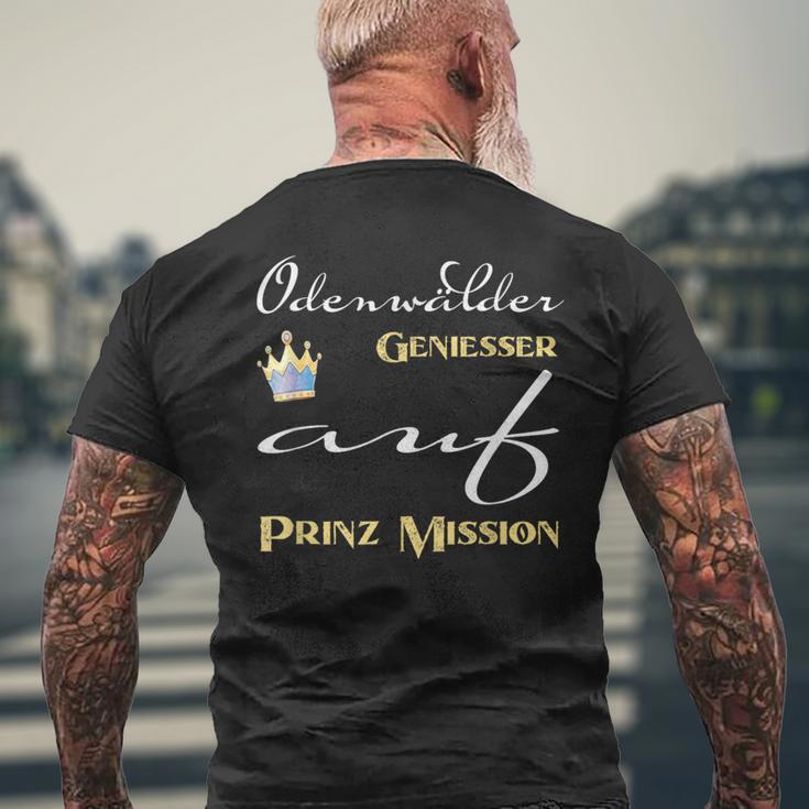 Odenwälder Gourmet Event T-Shirt mit Rückendruck Geschenke für alte Männer