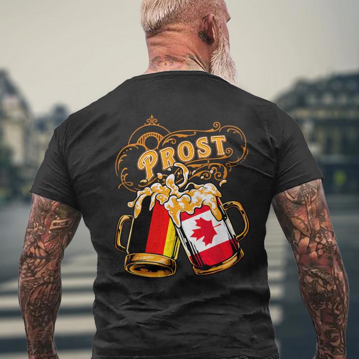 Oktoberfest Wiesn Prost Deutschland Canada T-Shirt mit Rückendruck Geschenke für alte Männer