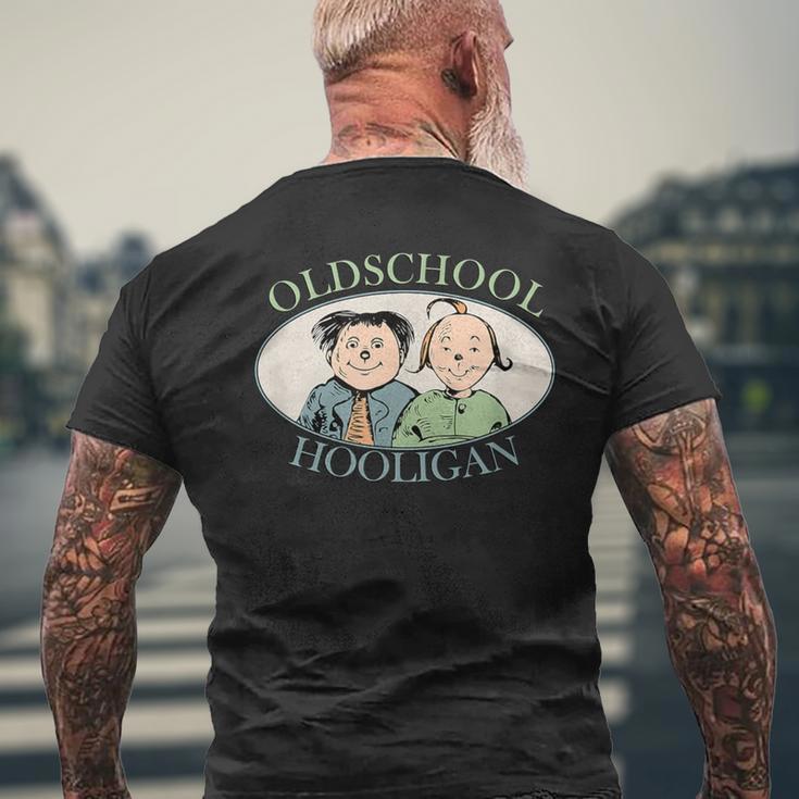 Oldschool Hooligan Max And Moritz T-Shirt mit Rückendruck Geschenke für alte Männer