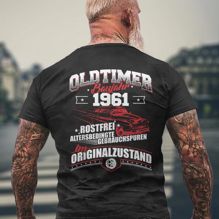 Oldtimer Baujahr 1961Intage Birthday S T-Shirt mit Rückendruck Geschenke für alte Männer