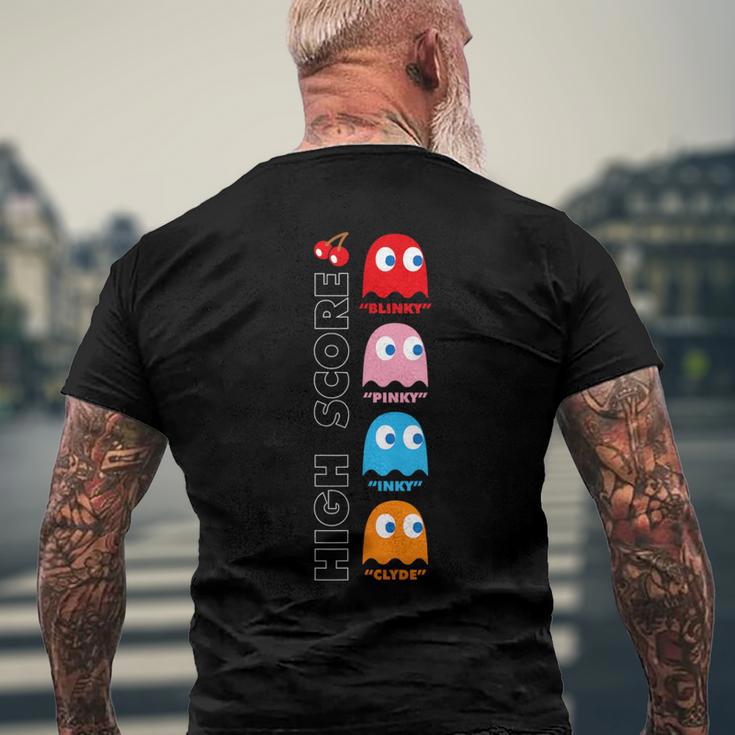 Pac-Man T-Shirt mit Rückendruck Geschenke für alte Männer