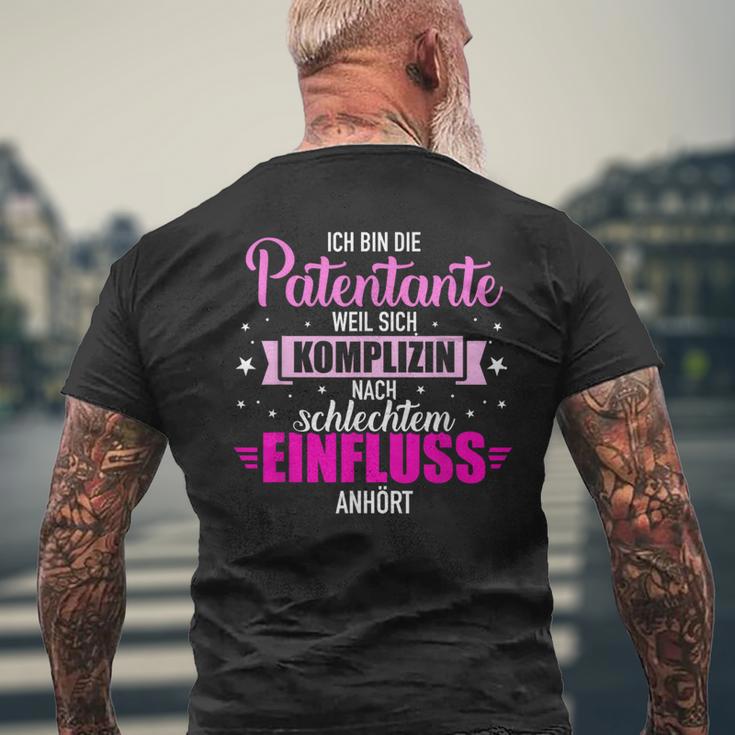 Patentante Weil Komplizin Nach Badenschinfluence Hears T-Shirt mit Rückendruck Geschenke für alte Männer