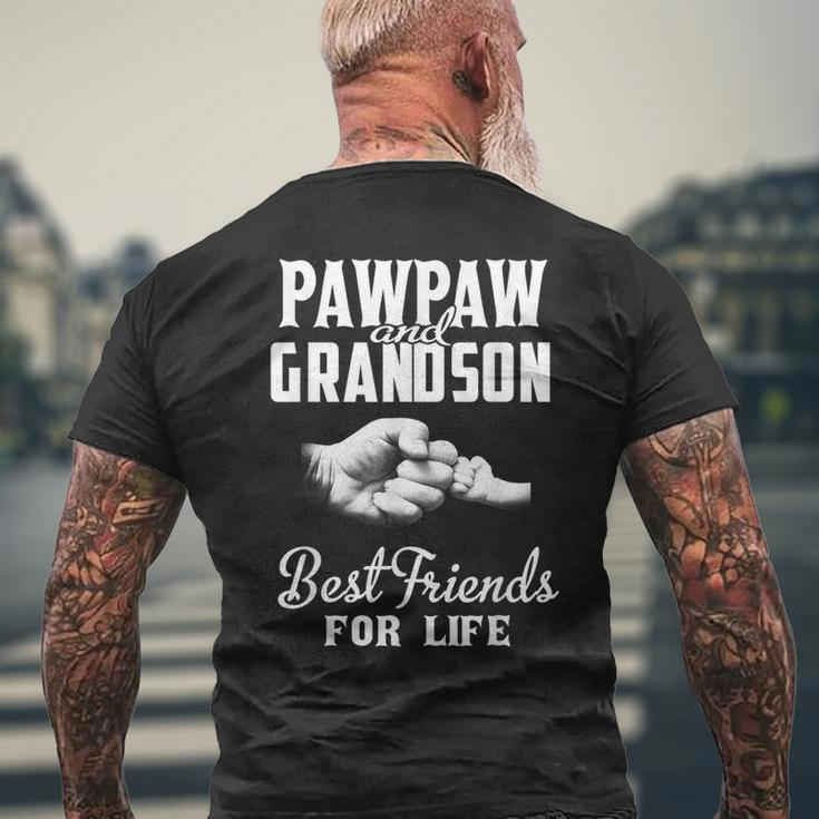 Pawpaw And Grandson Best Friends For Life Grandpa Men Men's T-shirt Back Print Gifts for Old Men