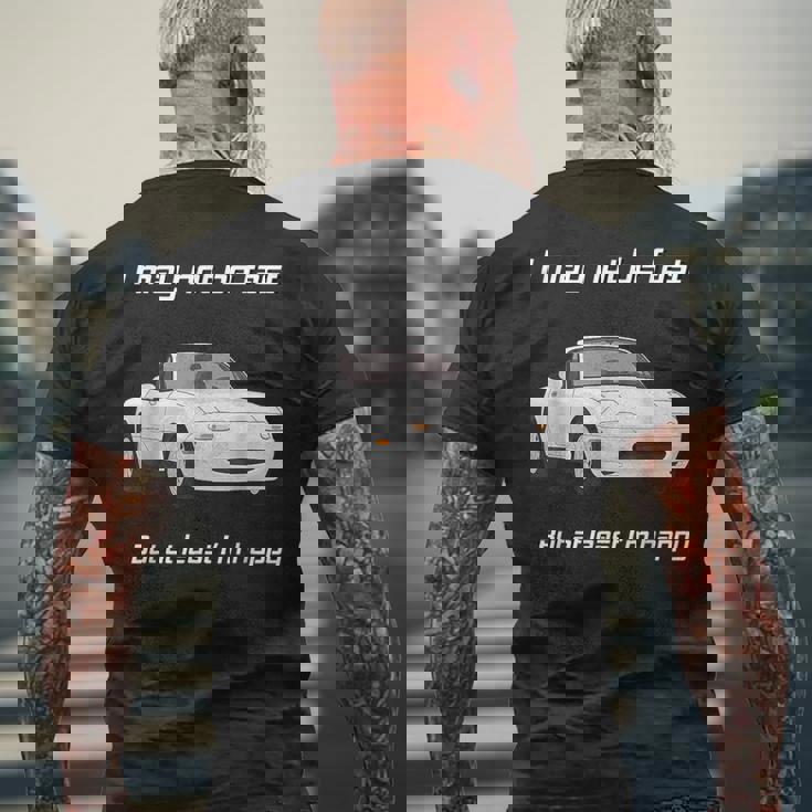 Pero Al Menos Estoy Feliz Feliz Miata Camiseta Hombre Estampado Espalda Regalos para ancianos