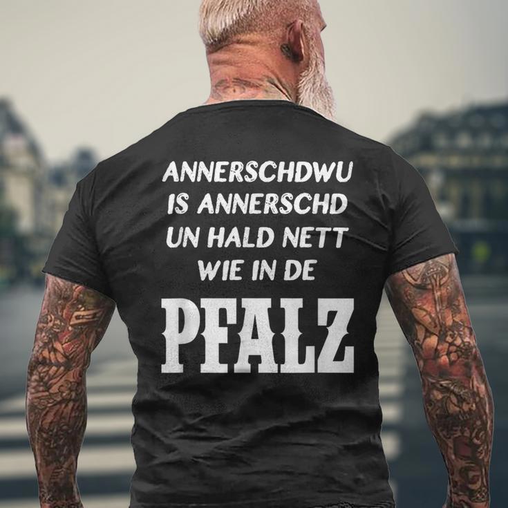 Pfalz Proverb Pfälzisch Rheinland Pfalz Pfälzer T-Shirt mit Rückendruck Geschenke für alte Männer