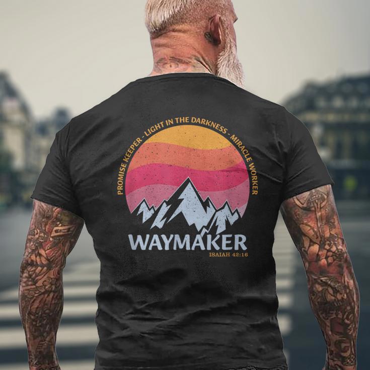 Pioneer Wonderworker Promise Keeper Christ T-Shirt mit Rückendruck Geschenke für alte Männer