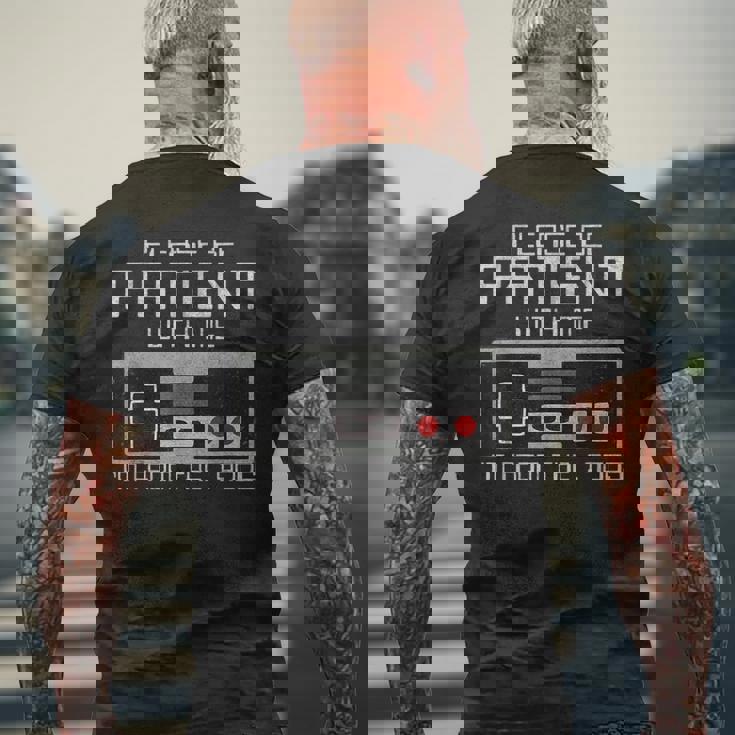 Please Be Patient With Me I'm From The 1900S Old Gamer Men's T-shirt Back Print Gifts for Old Men