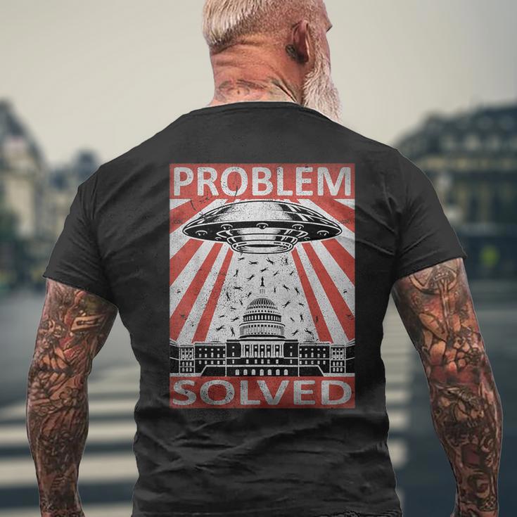 Problem Solved T-Shirt mit Rückendruck Geschenke für alte Männer