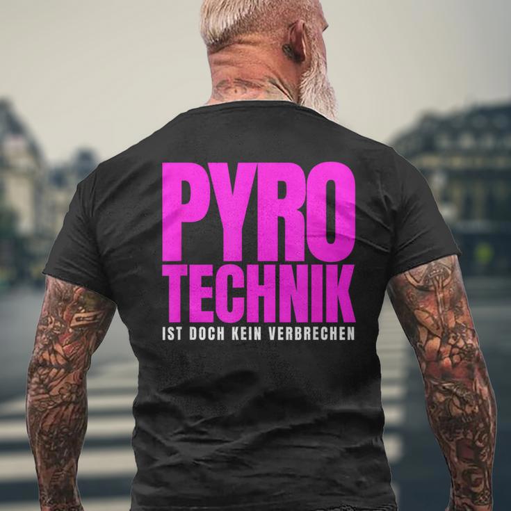 Pyrotechnik Ist Doch Keinerbrechen Hüftgold Eggers Outfit T-Shirt mit Rückendruck Geschenke für alte Männer