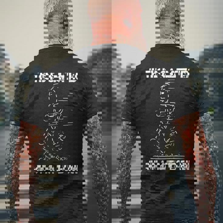 Questo È Matteo Run Matteo Run Nome Personalizzato Track T-shirt da uomo con stampa posteriore Regalos para ancianos