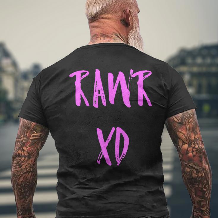 Rawr Emo Xd Scenester Scene Kid T-Shirt mit Rückendruck Geschenke für alte Männer