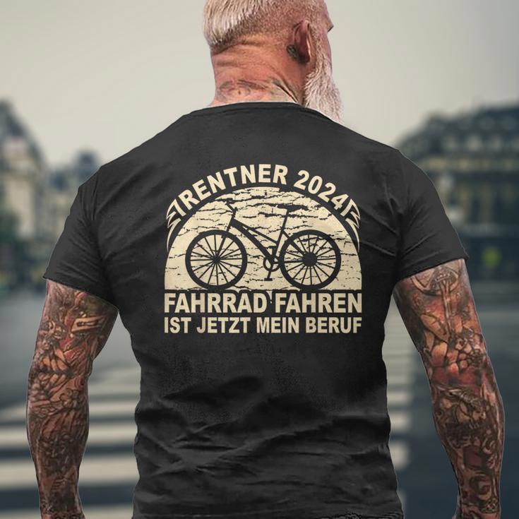 Rente 2024 Bicycle T-Shirt mit Rückendruck Geschenke für alte Männer