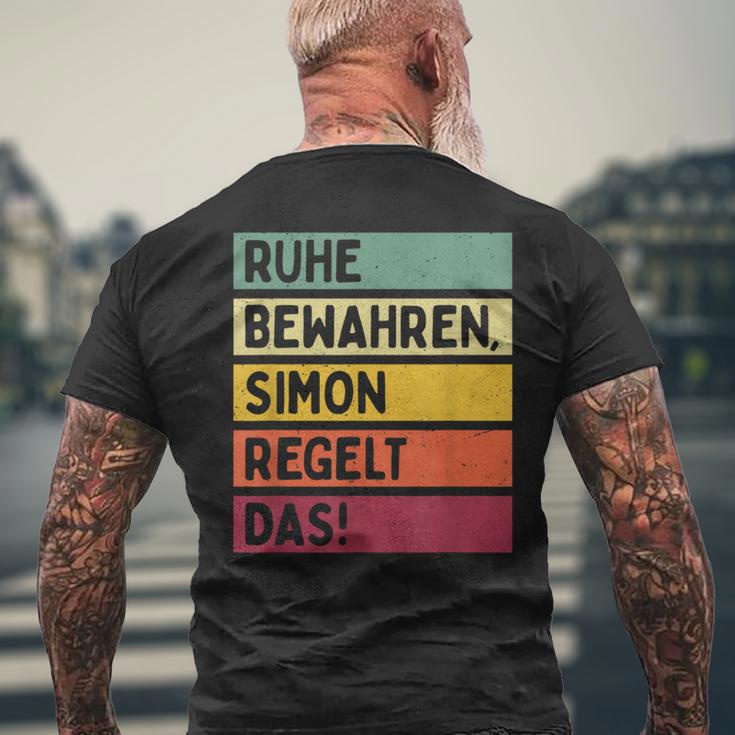 In Retro Colours T-Shirt mit Rückendruck Geschenke für alte Männer