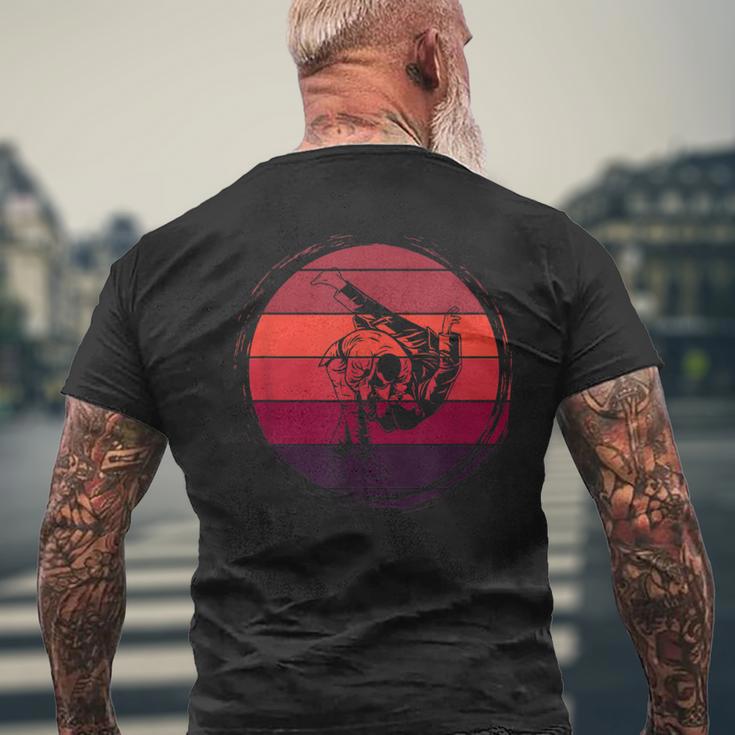 Retro Judo T-Shirt mit Rückendruck Geschenke für alte Männer