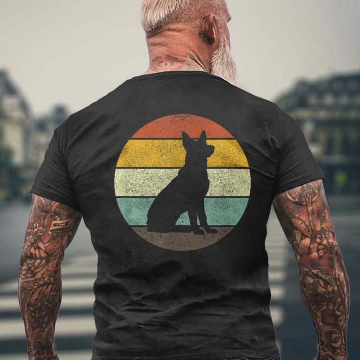 Retrointage German Shepherd Dog T-Shirt mit Rückendruck Geschenke für alte Männer