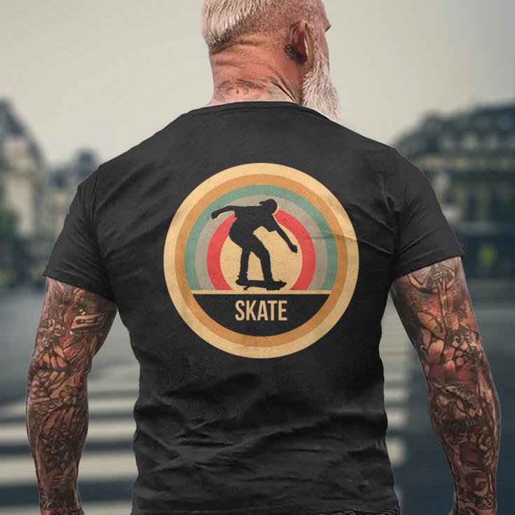 Retrointage Skating Skater T-Shirt mit Rückendruck Geschenke für alte Männer