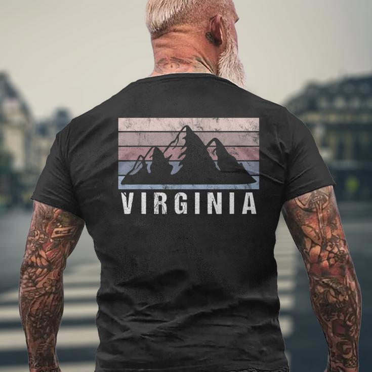 Retrointageirginia Usa Für Damen T-Shirt mit Rückendruck Geschenke für alte Männer