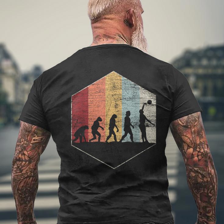 Retroolleyball T-Shirt mit Rückendruck Geschenke für alte Männer