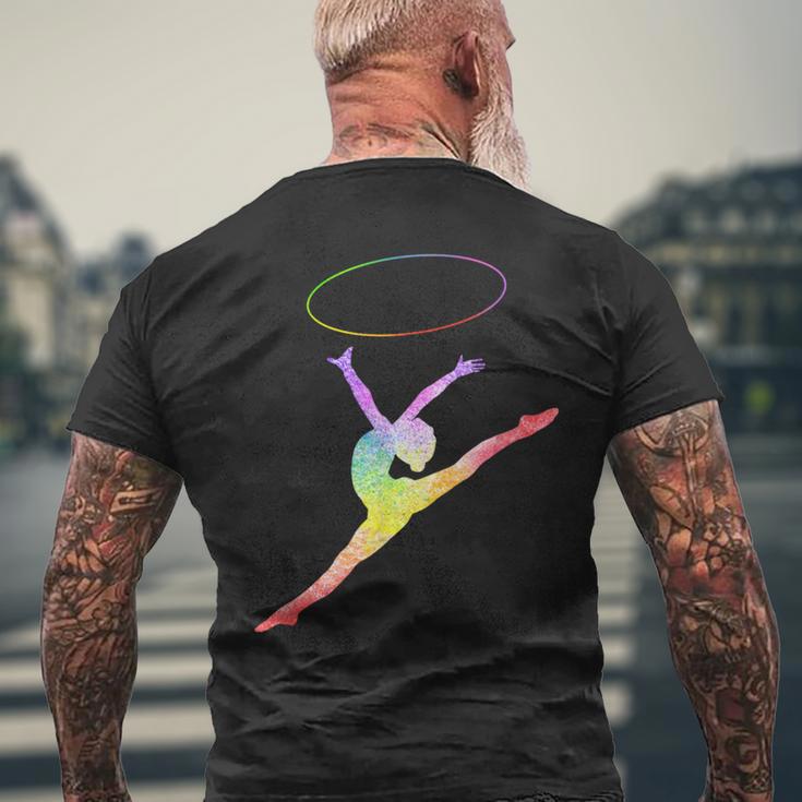 Rhythmic Sports Gymnastics Sports Tyre Gymnastics Rsg T-Shirt mit Rückendruck Geschenke für alte Männer