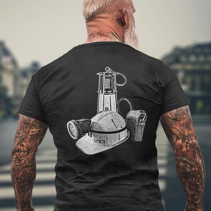 Ruhrpott Jumper Miner Helmet Grubenlampe Glück On T-Shirt mit Rückendruck Geschenke für alte Männer