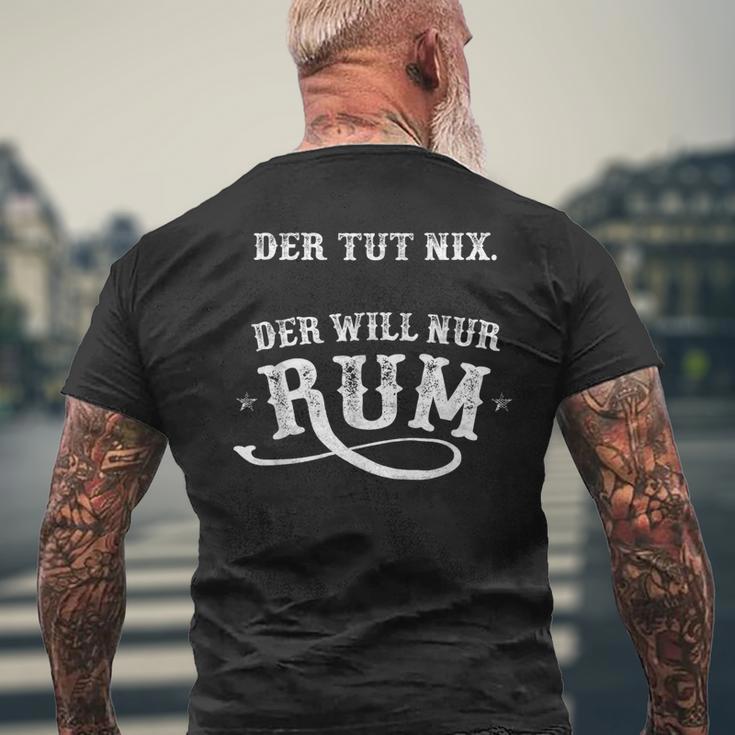 Rum Drinker T-Shirt mit Rückendruck Geschenke für alte Männer