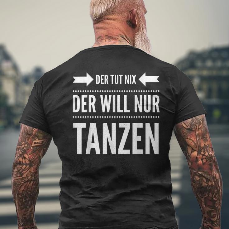 Salsa Tango Dancer Der Tut Nix Der Will Nur Danz T-Shirt mit Rückendruck Geschenke für alte Männer