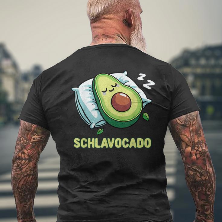 Schlavocado Pyjamas Nightdress Pyjamas Sleep Avocado T-Shirt mit Rückendruck Geschenke für alte Männer