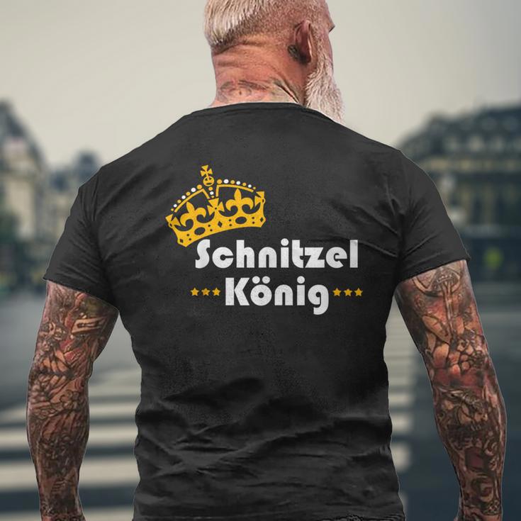 Schnitzelkönig Schnitzel Lovers T-Shirt mit Rückendruck Geschenke für alte Männer