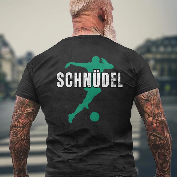 Schweinfurt Football Kicken Fan 05 Franken Stadium Red Green T-Shirt mit Rückendruck Geschenke für alte Männer