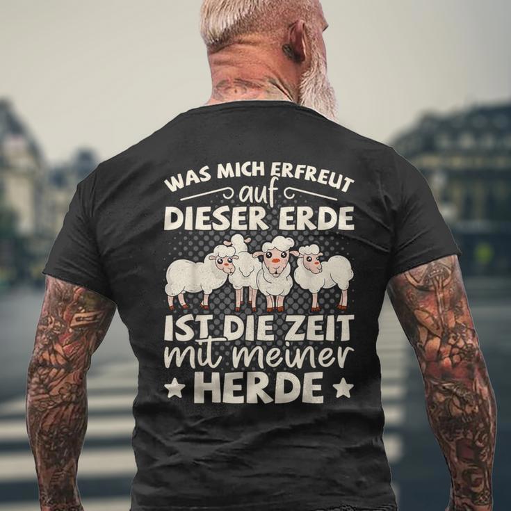 Shepherd Sheep T-Shirt mit Rückendruck Geschenke für alte Männer