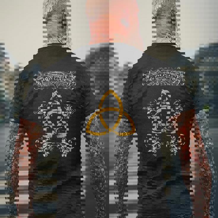 Sic Mundus Creatus Est Oscuro Camiseta Hombre Estampado Espalda Regalos para ancianos