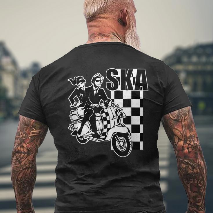 Ska Musik Ist Leben Ska Reggae Punk T-Shirt mit Rückendruck Geschenke für alte Männer