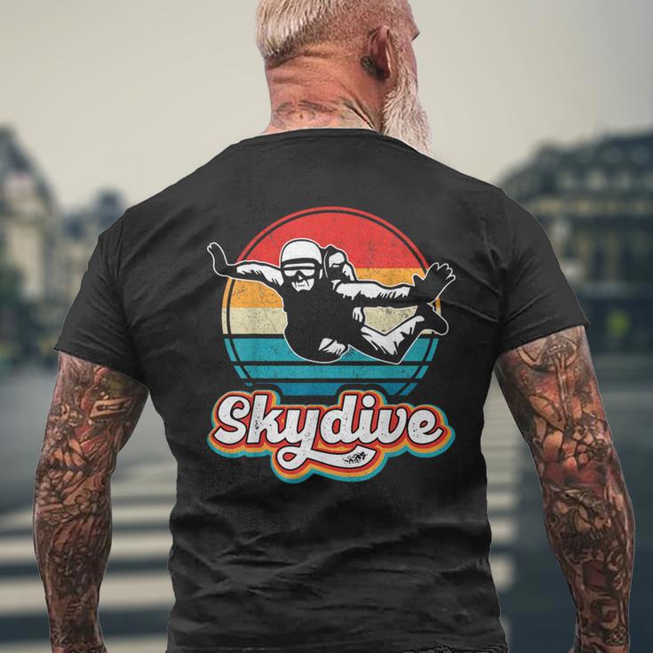 Skydive T-Shirt mit Rückendruck Geschenke für alte Männer