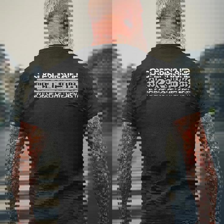 So Responsabie De Queo Che Digo No De Queo Che Te Capissi Ti T-shirt da uomo con stampa posteriore Regalos para ancianos